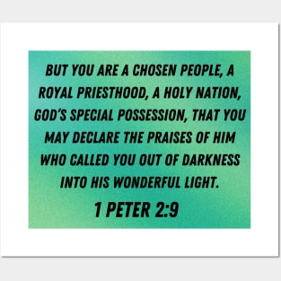 Bible Verse 1 Peter 2:9 Posters and Art